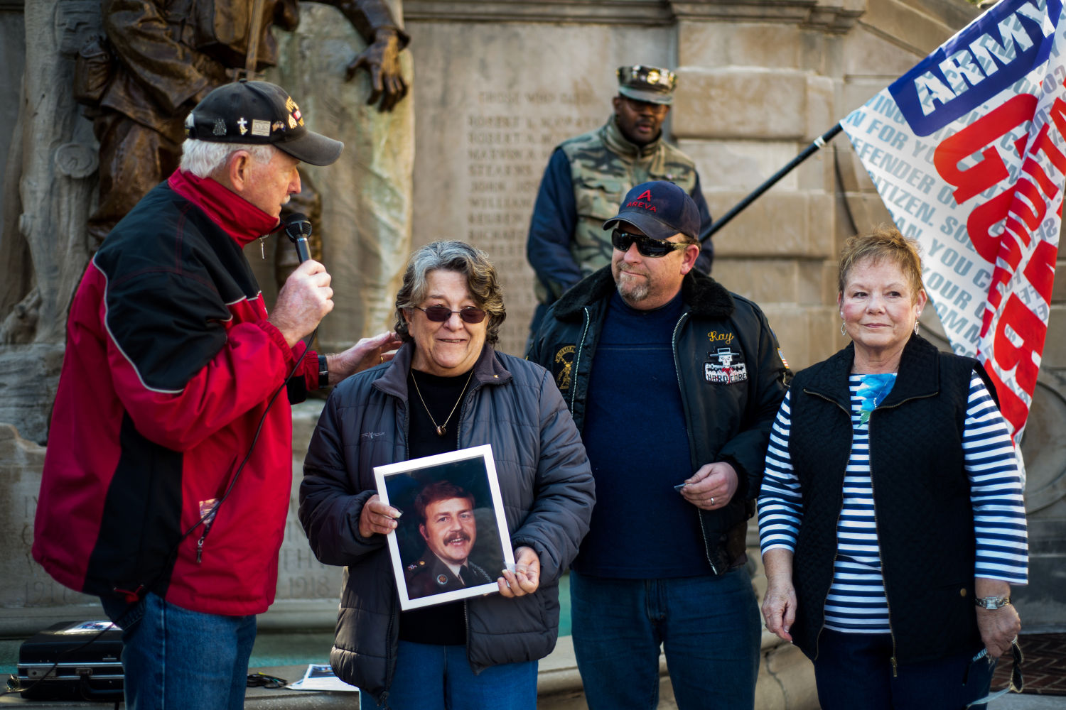 2015-01-16 Monument Terrace Troops Rally